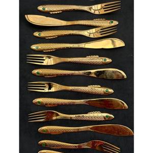 Stainless Steel Eco-Friendly <b>Flatware</b> <b>Set</b> with Stylish Contemporary Design for Daily Use and Formal Dinner Table Settings - Product Image 6