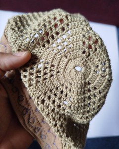 Offre Spéciale tricoté à la main hommes musulmans chapeau de prière Kufi Kopiah fait avec 100% coton de qualité supérieure se sent plus doux et confortable chapeau musulman - Product Image 6
