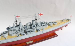 Gia Nhien Fabricant Design Personnalisé HMS VANGUARD MODÈLE DE BATEAU EN BOIS-MODÈLE DE BATEAU EN BOIS DE HAUTE QUALITÉ-ARTISANAT - Product Image 5