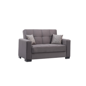 Canapé-lit moderne de luxe avec rangement caché, canapé-lit rembourré en tissu pour salon, appartement, meubles - Product Image 4