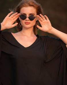 Premium Quality Plain Beachwear Girls Loose Fit Plain Kaftan Summer Wear Plain Kaftan Girls Casual Kaftan Dress - Product Image 3