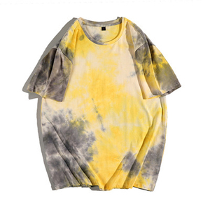 Camiseta de Manga Corta para Hombre, 230g, Algodón/Fibra de Bambú, Estampado con Patrón de Lijado, Ecológica - Product Image 4