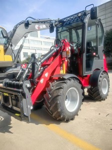 W1160C Mini chargeuse sur pneus diesel Approvisionnement d'usine Capacité de 1800kg Équipement de machines agricoles en vente - Product Image 3