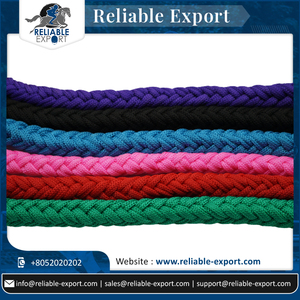 Riendas ajustables de barril de caballo de alta resistencia de algodón y cuero para entrenamiento y equipo de equitación ecuestre de carreras a un precio - Product Image 4