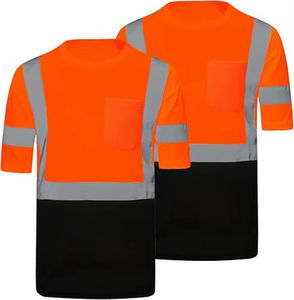 Camisas de Trabajo para Hombre 100% Poliéster, Logotipo Personalizado Impreso, Alta Visibilidad, Tallas Grandes, Reflectantes, Transpirables, de Secado Rápido - Product Image 4