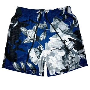 Shorts de rugby unisexes en polyester 100 %, imprimés par transfert thermique, écologiques, vente en gros directe usine, stock disponible, couleur unie sur le devant - Product Image 1