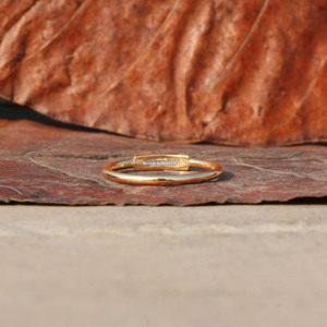 Premium 0,3 Ct Baguette Cut Lab Grown Solitaire CVD Diamond Band en oro amarillo de 14K Boda y regalo de aniversario para su BulkLot - Product Image 4