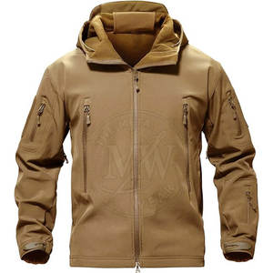 Chaqueta Softshell para Hombre, Diseño Personalizado con Logotipo, Cuello Alto, Logotipo en la Parte Delantera, Ecológica, de Secado Rápido, Transpirable, para Invierno, Venta al Por Mayor - Product Image 1