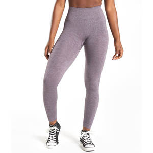 Leggings de yoga pour femmes de bonne qualité, taille élastique, couleur unie, leggings pour femmes sur mesure à vendre - Product Image 1