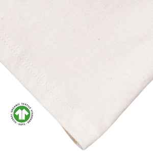 Pantalones cortos deportivos de algodón orgánico para mujer-Natural sin teñir, jersey de 5,4 oz, entrepierna de 6 pulgadas, suave, transpirable, con cintura elástica - Product Image 3