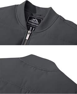 Chaqueta Cortavientos Acolchada con Capucha de Alta Calidad Hecha a Medida para Hombre, Material de Tela, Ropa de Exterior Fabricada en Pakistán - Product Image 5