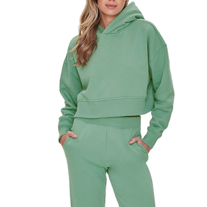 Sudadera con Capucha Corta para Mujer, Informal, Ligera, Moderna, de Manga Larga, Suave, Cómoda y Elegante para Ropa Urbana - Product Image 4