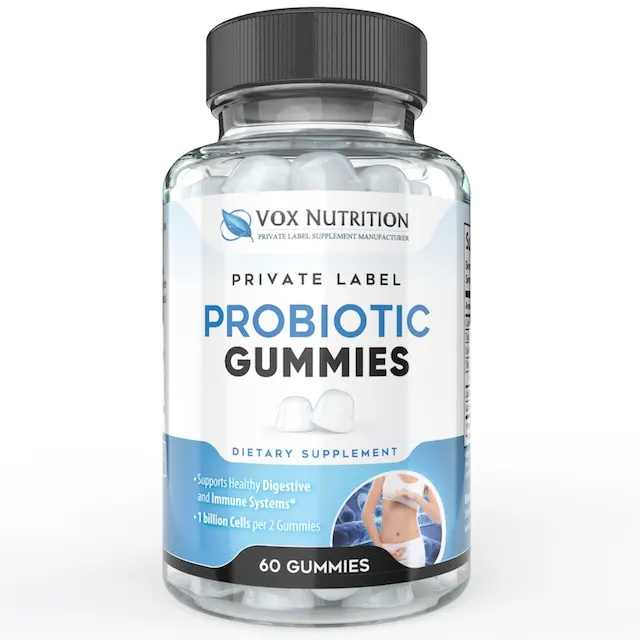 Vox-gomitas probióticas nutricionales para hombres y mujeres y niños, gomitas para el cuidado de la salud, sistema de salud del vientre, sistema de salud para el sistema de salud