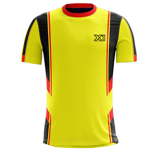 เสื้อฟุตบอลชายแบบสั่งทำพิเศษ น้ำหนักเบา แขนสั้น ระบายอากาศได้ดี เหมาะสำหรับฤดูร้อน ผลิตจากโพลีเอสเตอร์ พิมพ์ลายแบบซับลิเมชั่น - Product Image 1