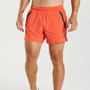 Shorts de course respirants pour hommes à séchage rapide, taille mi-haute avec cordon de serrage, style urbain, nouvelle marque, logo personnalisé, été 2026 - Product Image 1