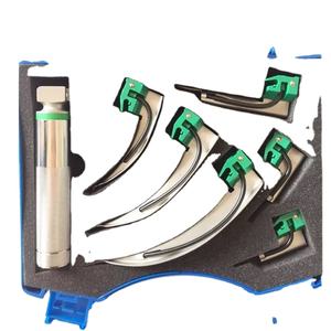 HC-G031A สแตนเลสประหยัดไฟเบอร์ออปติก Laryngoscope ชุด 5 ใบมีดสําหรับผู้ใหญ่และทารกแรกเกิดใช้ - Product Image 5