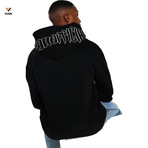 OEM Wholesale Unisex Hoodies Oversize Hoodie Men Puff Printing & Embroidery Custom High Quality <b>Zip</b> <b>up</b> Hoodies - Product Image 3