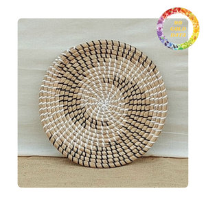 Plato colgante de algas marinas de inspiración Bohemia | Hecho a mano para acentos decorativos ecológicos atemporales - Product Image 4