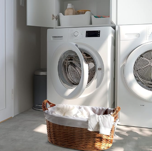 ตะกร้าหวายธรรมชาติที่มีซับฝ้ายที่ถอดออกได้และมือจับถักเหมาะสำหรับห้องซักรีดและการจัดเก็บบ้านจากเวียดนาม - Product Image 5