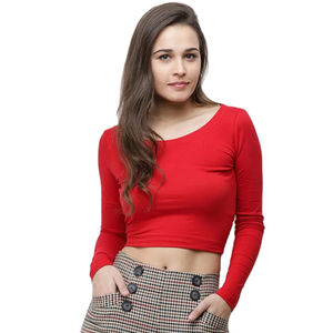 Venta caliente personalizado 100% algodón gimnasio mujeres Crop Tops venta al por mayor Fitness mujeres entrenamiento gimnasio sudaderas con capucha personalizado Atlético Crop Top - Product Image 1