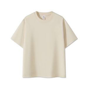 2025 Streetwear surdimensionné 100% coton t-shirt blanc poids lourd grande taille pas cher banque t-shirt OEM 100% coton séchage rapide t-shirt - Product Image 3