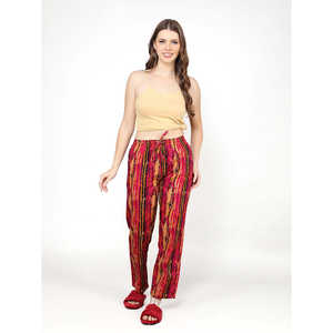 Pijama de Algodón Estampado con Cintura Elástica y Cordón Ajustable, Ropa de Dormir Suave y Transpirable, Logotipo Personalizable, ODM, Temporada de Invierno - Product Image 1