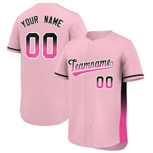 2025 maillot de Baseball en gros vêtements de sport pour hommes Softball sublimé maillot de Baseball avec Logo personnalisé nom et numéro - Product Image 2