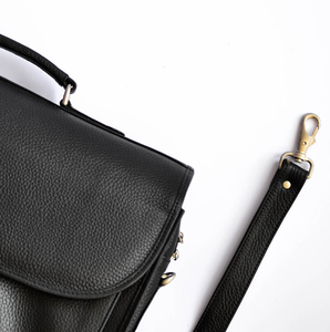 Sacoche pour ordinateur portable en cuir élégante pochette étanche pour ordinateur portable mallette unisexe légère pour hommes sacoche pour ordinateur portable en cuir - Product Image 4