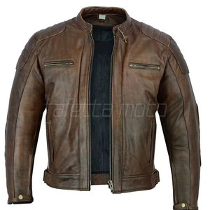 Chaquetas de Cuero para Motociclistas, Ropa Deportiva Cómoda, Chaquetas de Cuero para Motociclistas Disponibles en MOQ Bajo - Product Image 1