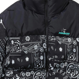 Último estilo OEM nueva sublimación con chaqueta acolchada bordada al por mayor cremallera personalizada Material caliente chaquetas acolchadas para adultos - Product Image 3