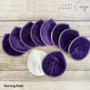 แผ่นซับน้ำนมแบบซักได้สำหรับคุณแม่มีคุณสมบัติระบายอากาศได้ดีทำจากไม้ไผ่โค้ง - Product Image 4