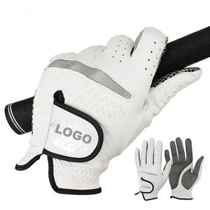 Custom Logo Premium High Quality Cabretta Golf <b>Gloves</b> Durable Soft <b>Thin</b> Sheepskin Leather - Product Image 4
