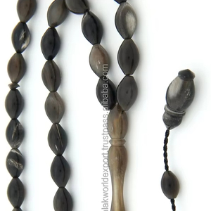 Rosario Falak World Export, Ovalado, Negro, Material Orgánico Pulido, Uso Religioso - Product Image 2