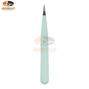Pince à épiler de précision-Pince à épiler pour le nez en acier inoxydable Sourcils Extensions de cils pour les poils du visage-Couvercles précis parfaits 3 pouces - Product Image 1
