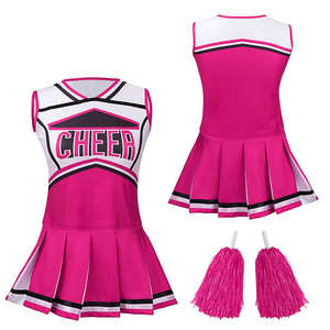 Uniformes de cheerleading pour enfants en polyester/spandex de qualité supérieure, costume de cheerleader pour adultes - Product Image 4