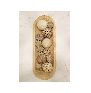 Articles de décoration en pâte en bois pour la cuisine et la maison à prix raisonnable Bol à usage décoratif de taille personnalisée pour restaurant - Product Image 5