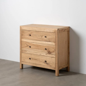 Commode moderne minimaliste à 3 tiroirs pour chambre à coucher, salon et mobilier de maison - Product Image 2