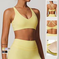 PASUXI OEM 2026 Ensemble de sport 4 pièces pour femme : Soutien-gorge de sport, T-shirt, Leggings et Tenue de Yoga pour la Course, le Fitness et la Gym