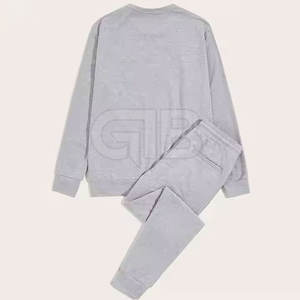 Sweat-shirt pour homme grande taille 100% coton avec logo personnalisé coupe-vent unique et respirant style solide motif pour la saison d'automne - Product Image 2