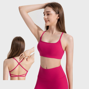 Conjunto de ropa deportiva sin costuras con logotipo personalizado para mujer, conjunto de yoga, ropa de entrenamiento, conjuntos de fitness para gimnasio - Product Image 2
