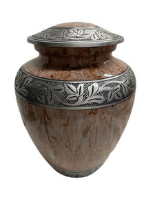 Urna de cremación de Metal con diseño de árbol gris para adultos, bebés, mascotas, almacenamiento de cenizas, accesorios de ataúd - Product Image 4