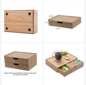 กล่องไม้สำหรับใส่กาแฟกล่องไม้พรีเมี่ยมสำหรับใส่กาแฟกล่องเก็บของจากโรงงานเวียดนาม - Product Image 3