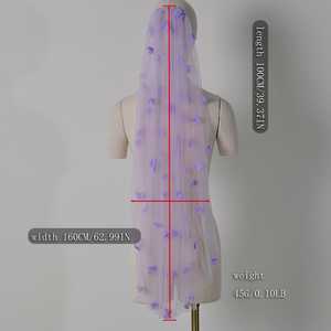 Peigne à cheveux Bridella M131 fait main en maille florale, confortable et sécurisé, style vintage avec strass pour coiffure de mariée et de demoiselle d'honneur - Product Image 6