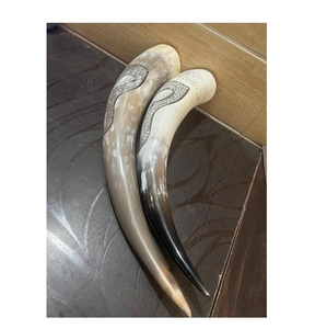 Corne à boire artisanale bon marché |   Corne à boire viking médiévale 100% naturelle, corne à boire pour la bière - Product Image 1