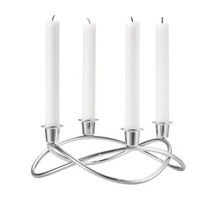 Bougeoir de table en acier inoxydable de qualité supérieure pour la maison, hôtel, restaurant, bougeoir décoratif - Product Image 3