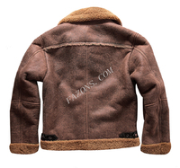 Veste en cuir vieilli pour homme, style aviateur B3, en peau de mouton véritable, écologique, respirante, anti-UV, séchage rapide, vintage