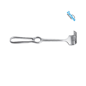 Rétracteur court en acier inoxydable de haute qualité, à bout arrondi, 8 branches, 25x40mm, longueur 28cm, fabricant d'instruments chirurgicaux - Product Image 2