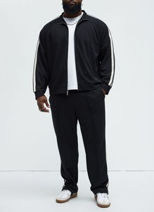 ชุดกีฬาลำลองชุด2ชิ้นชุดวอร์มสีบล็อคพิมพ์ลายระบายอากาศสำหรับผู้ใหญ่วัยรุ่นสีทึบเป็นมิตรกับสิ่งแวดล้อมสำหรับฤดูใบไม้ผลิฤดูใบไม้ร่วง - Product Image 4