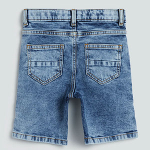 Pantalons, pantalons décontractés pas chers, shorts, nouveaux shorts pour bébé respirants, shorts bleu clair délavés à l'acide, couleur unie, shorts pour enfants en gros - Product Image 2