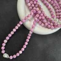 Delicado Collar de Perlas de Agua Dulce Hecho a Mano, Gargantilla de Perlas Barrocas Rectangulares Largas en Plata Blanca, Joyería Hipoalergénica